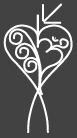 complete radiant om heart symbol